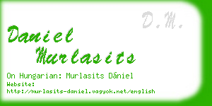 daniel murlasits business card